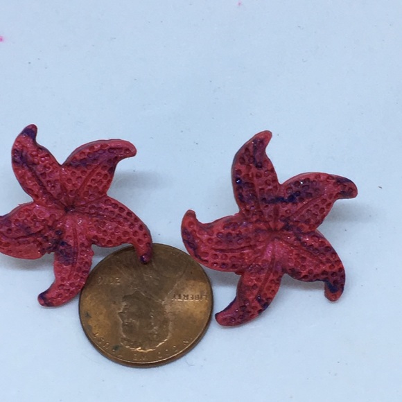 Unique Handmade Polymer Clay Post Earrings - Picture 7 of 8